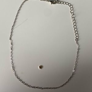 Small Chain Silver Necklace